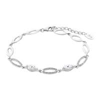 Bracciale Lotus Donna Trendy in Argento Zirconia LP1919-2/1